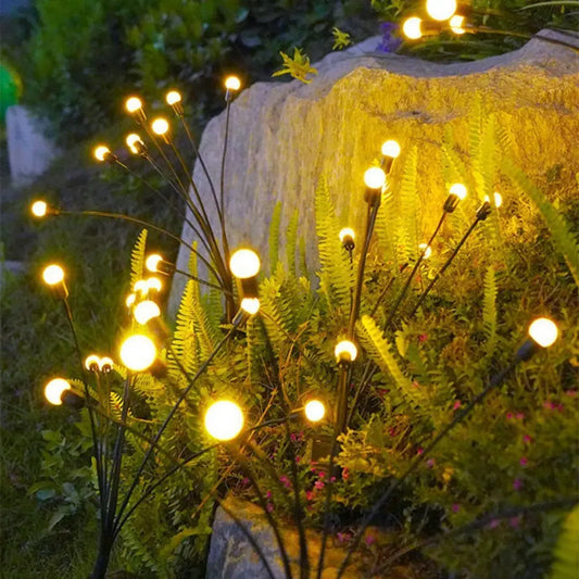 Outdoor Jellyfish LED Lamps Solar Powered