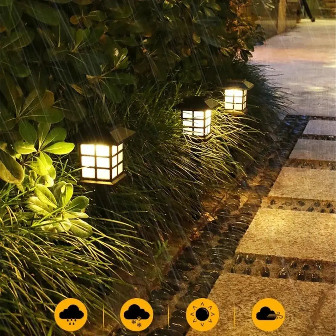 Camping Path Lights with Solar Charging