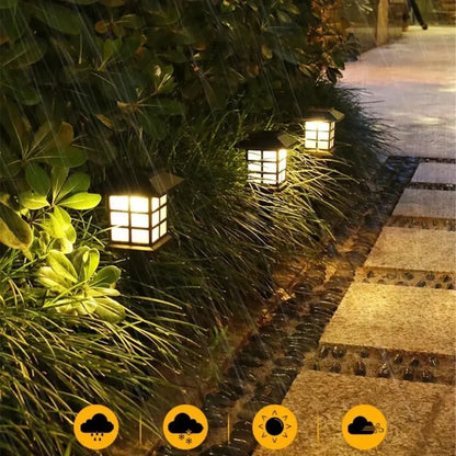 Camping Path Lights with Solar Charging