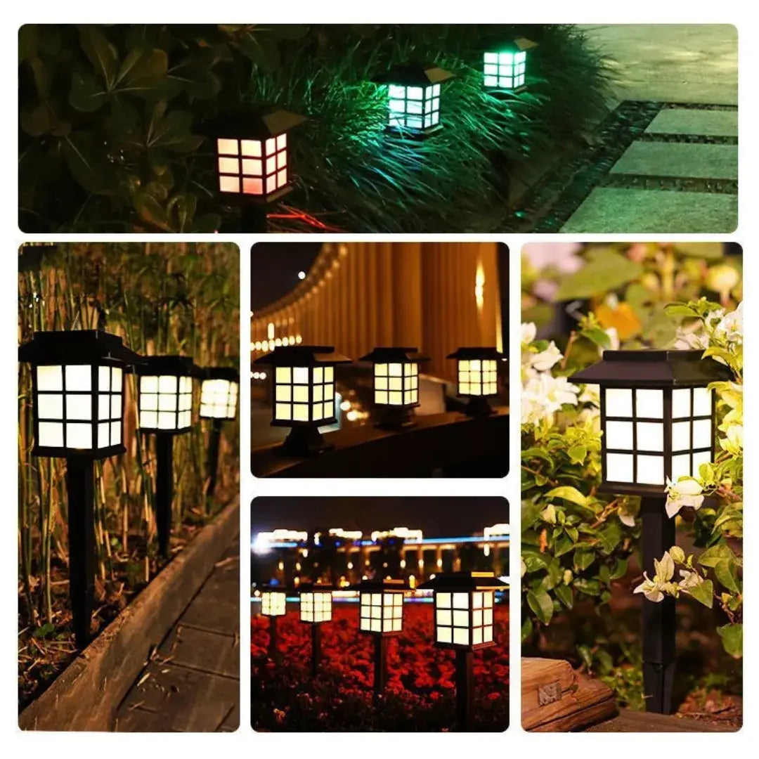 Camping Path Lights with Solar Charging