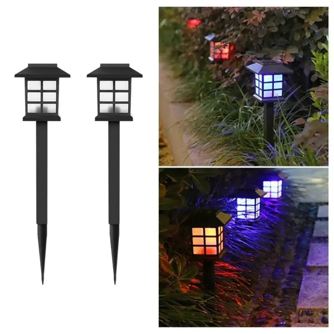 Camping Path Lights with Solar Charging